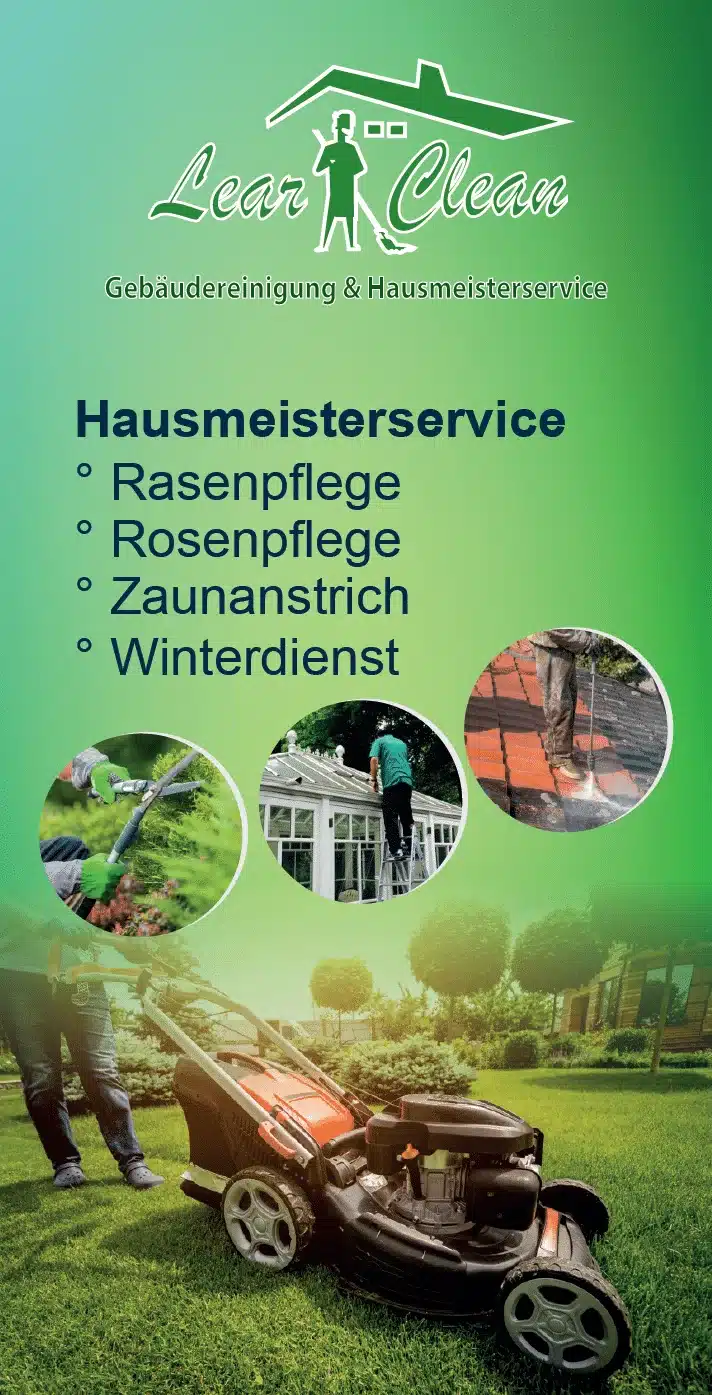 Flyer Design für Lear Clean